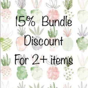 15% off 2 or more items